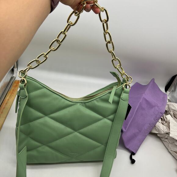House of Want Convertible RFID Hobo Bag Green Fig - Picture 3 of 16